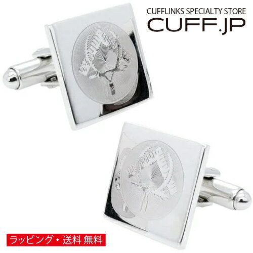 アンティーク カフス シルバー ロゴメンズアクセサリーの通販ギフト プレゼント お祝い 結婚式 ビジネス 新生活 父の日 彼氏 夫 バレンタイン