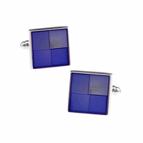 カフス カフスボタン パープル スクエア チェック カフリンクスアクセサリー メンズジュエリー ジュエリーギフト プレゼント お祝い 結婚式 礼服 結婚式 冠婚葬祭 ビジネス スーツ メンズ 男性 彼氏 夫 新生活 父の日 バレンタイン