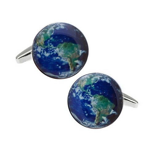 カフス カフスボタン アース 地球 カフリンクスメンズアクセサリーの通販ギフト プレゼント お祝い 結婚式 ビジネス 新生活 父の日 彼氏 夫 バレンタイン格安通販　バレンタイン　人気　ランキング