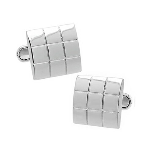 カフス カフスボタン エンボス チェック シルバー カフリンクスメンズアクセサリーの通販ギフト プレゼント お祝い 結婚式 ビジネス 新生活 父の日 彼氏 夫 バレンタイン格安通販　バレンタイン　人気　ランキング