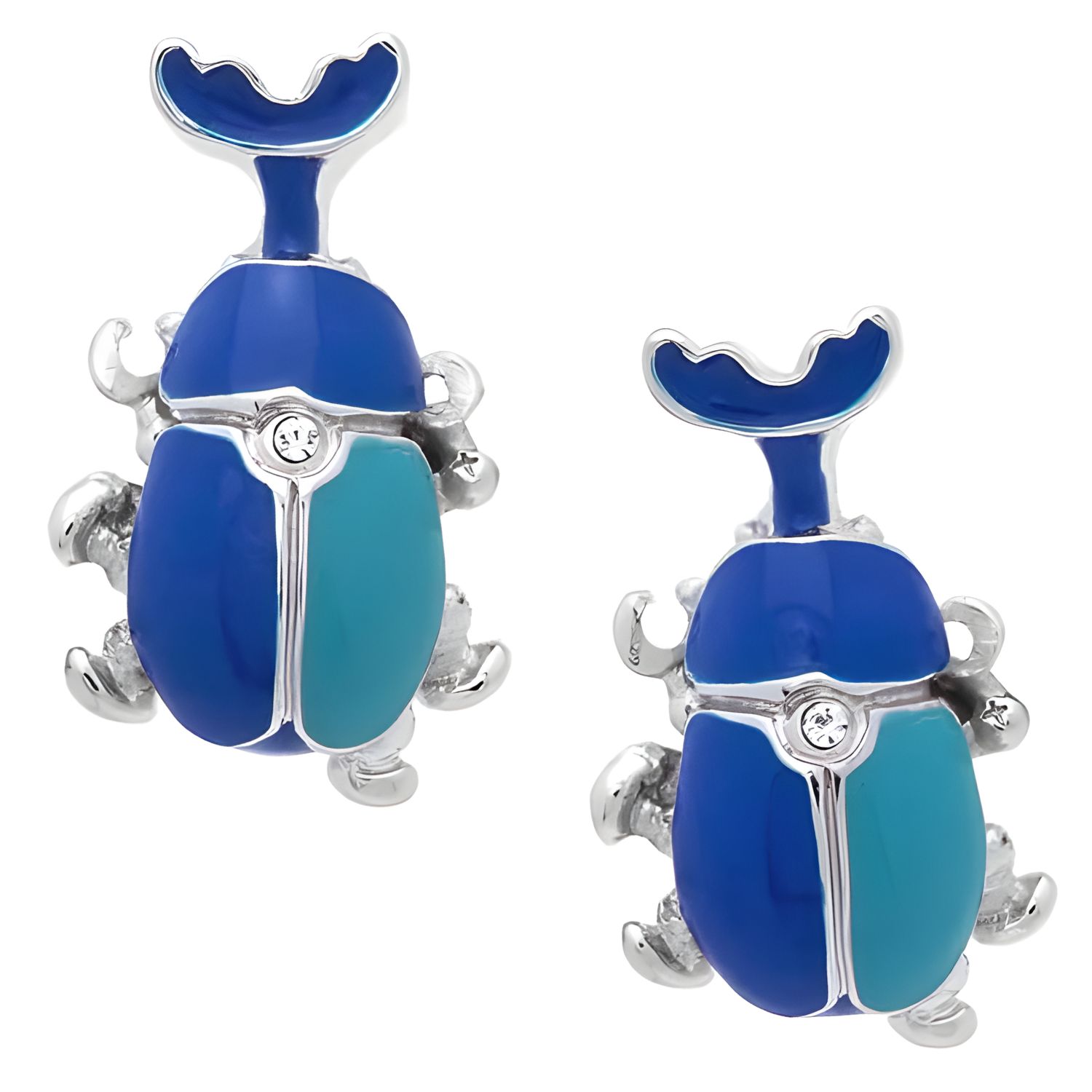 ブルー カブトムシ SWANK カフス【カフスボタン・カフリンクス】アクセサリー メンズジュエリー ジュエリーギフト プレゼント お祝い 結婚式 礼服 結婚式 冠婚葬祭 ビジネス スーツ メンズ 男性 彼氏 夫 新生活 父の日 バレンタインの商品画像 2