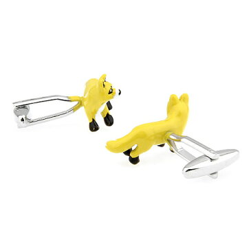 キツネ 狐 カフスメンズアクセサリーの通販ギフト プレゼント お祝い 結婚式 ビジネス 新生活 父の日 彼氏 夫 バレンタイン