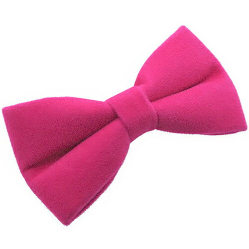 ホットピンク マイクロスエード 蝶ネクタイ ボウタイ 簡易装着タイプアクセサリー メンズジュエリー ジュエリースーツ ビジネス 礼服 結婚式 冠婚葬祭 ギフト プレゼント お祝い メンズ 男性 新生活 父の日 彼氏 夫 バレンタイン