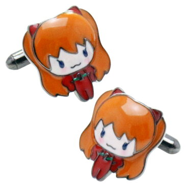 エヴァンゲリオン × SWANK EVA MICRO MACRO アスカ カフス カフスボタンアクセサリー メンズジュエリー ジュエリーギフト プレゼント お祝い 結婚式 礼服 結婚式 冠婚葬祭 ビジネス スーツ メンズ 男性 彼氏 夫 新生活 父の日 バレンタイン