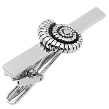 タイピン ネクタイピン アンモナイト 化石 タイバー タイクリップアクセサリー メンズジュエリー ジュエリーギフト プレゼント お祝い 結婚式 礼服 結婚式 冠婚葬祭 ビジネス スーツ メンズ 男性 彼氏 夫 新生活 父の日 バレンタイン