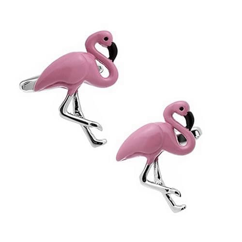 カフス カフスボタン フラミンゴ カフリンクスアクセサリー メンズジュエリー ジュエリーギフト プレゼント お祝い 結婚式 礼服 結婚式 冠婚葬祭 ビジネス スーツ メンズ 男性 彼氏 夫 新生活 父の日 バレンタインの商品画像 3