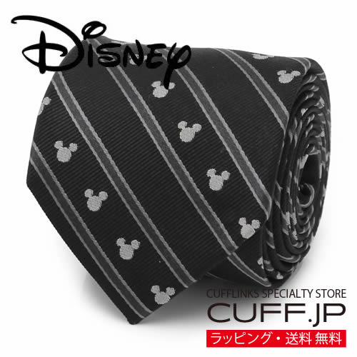 Rakuten - ネクタイ Disney ミッキー ストライプ ブラックアクセサリー メンズジュエリー ジュエリーギフト プレゼント お祝い 結婚式 礼服 結婚式 冠婚葬祭 ビジネス スーツ メンズ 男性 彼氏 夫 新生活 父の日 バレンタイン