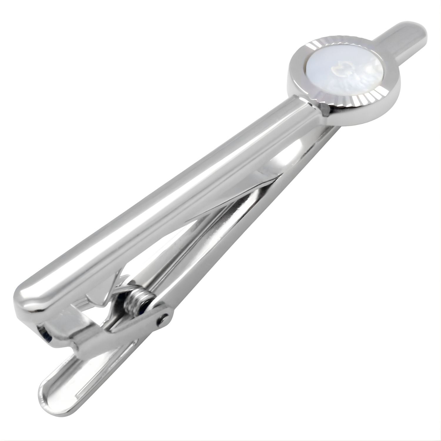 ネクタイピン mila schon ミラ ショーン ラウンド マザーオブパール タイピン タイバーアクセサリー メンズジュエリー ジュエリーギフト プレゼント お祝い 結婚式 礼服 結婚式 冠婚葬祭 ビジネス スーツ メンズ 男性 彼氏 夫 新生活 父の日 バレンタイン