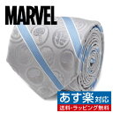 MARVEL マーベルヒーロー グレー＆ブルー ストライプ ネクタイアクセサリー メンズジュエリー ジュエリーギフト プレゼント お祝い 結..