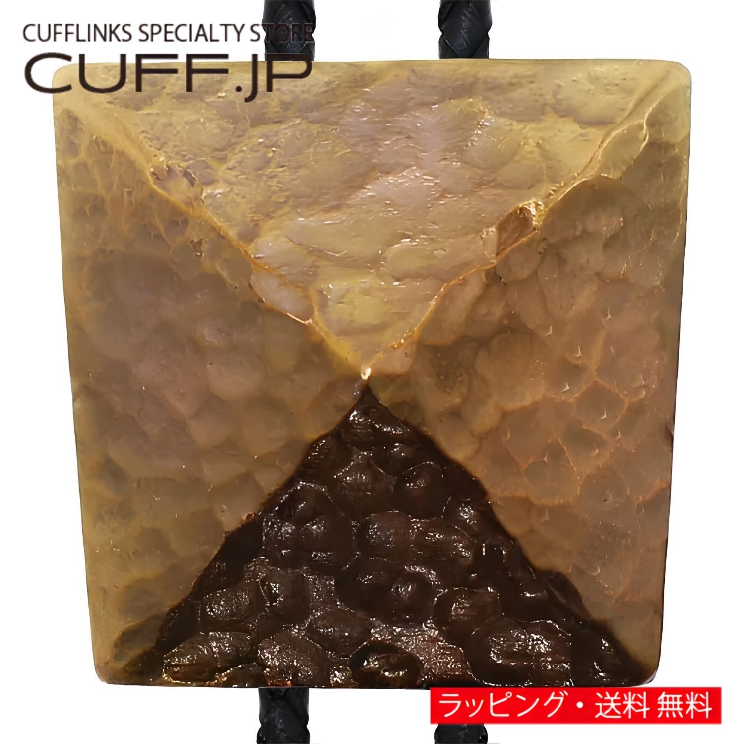 Rakuten - コッパー エンボス ピラミッド ループタイ ネックレス ポーラータイ ポロタイ ボロタイアクセサリー メンズジュエリー ジュエリーギフト プレゼント お祝い 結婚式 礼服 結婚式 冠婚葬祭 ビジネス スーツ メンズ 男性 彼氏 夫 新生活 父の日 バレンタイン