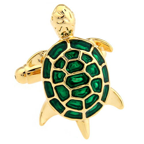 カフス カフスボタン 開運 ゴールド 亀 カフ...の紹介画像2