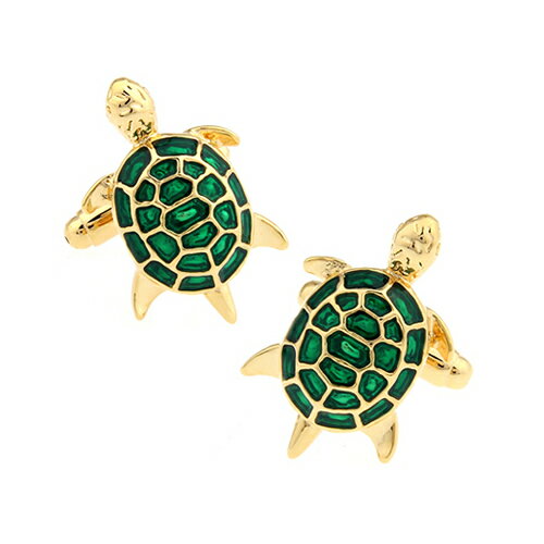 カフス カフスボタン 開運 ゴールド 亀 カフ...の紹介画像3