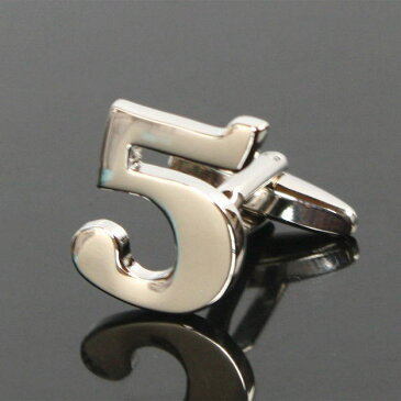 鎌倉カフス工房 数字の5カフスボタン(バラ売り)・カフリンクス メンズ cf363