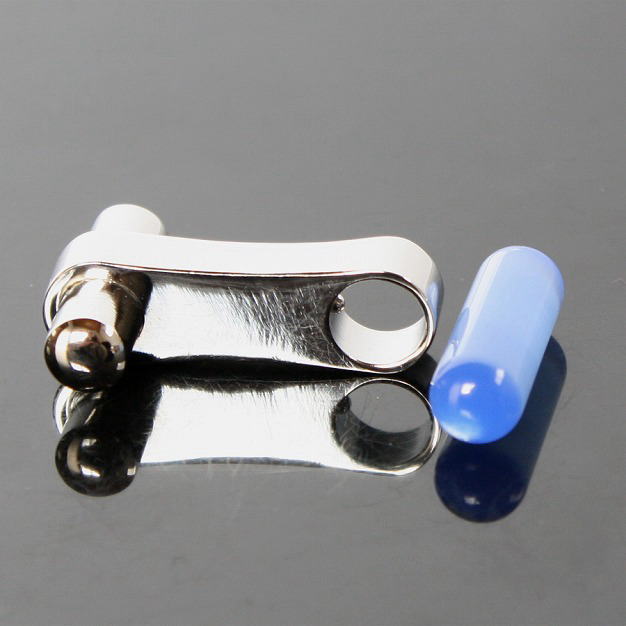 鎌倉カフス工房 ブルーキャッツアイスティックカフスボタン・カフリンクス メンズ cf567 結婚式 旦那 プレゼント ギフト 彼氏 父の日 誕生日プレゼント