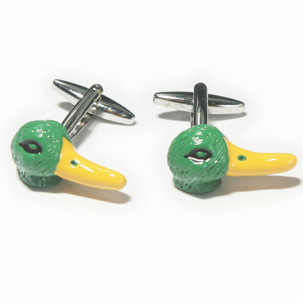 鎌倉カフス工房 アヒル頭カフスボタン・カフリンクス メンズ cf2164 結婚式 旦那 プレゼント ギフト 彼氏 父の日 誕生日プレゼント