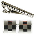 鎌倉カフス工房 ツートーンカフスボタン・ネクタイピンセット メンズ set40 結婚式 旦那 プレゼント ギフト 彼氏 父の日 誕生日プレゼント【50%OFF】...