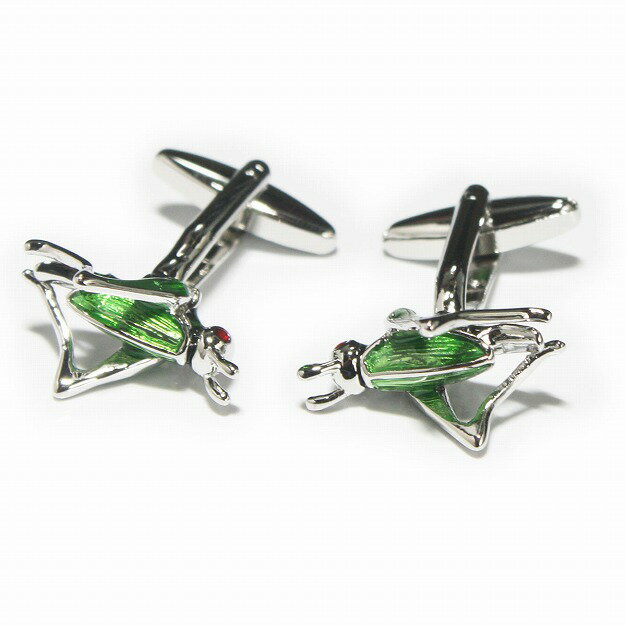 鎌倉カフス工房 バッタカフスボタン・カフリンクス メンズ cf2101 結婚式 旦那 プレゼント ギフト 彼氏 父の日 誕生日プレゼント