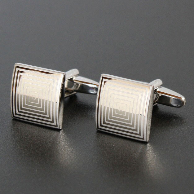 鎌倉カフス工房 スクエアースクエアーカフスボタン・カフリンクス メンズ cf1690 結婚式 旦那 プレゼント ギフト 彼氏 父の日 誕生日プレゼント