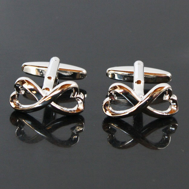 鎌倉カフス工房 カービングオープンハートカフスボタン・カフリンクス メンズ cf1215 結婚式 旦那 プレゼント ギフト 彼氏 父の日 誕生日プレゼント
