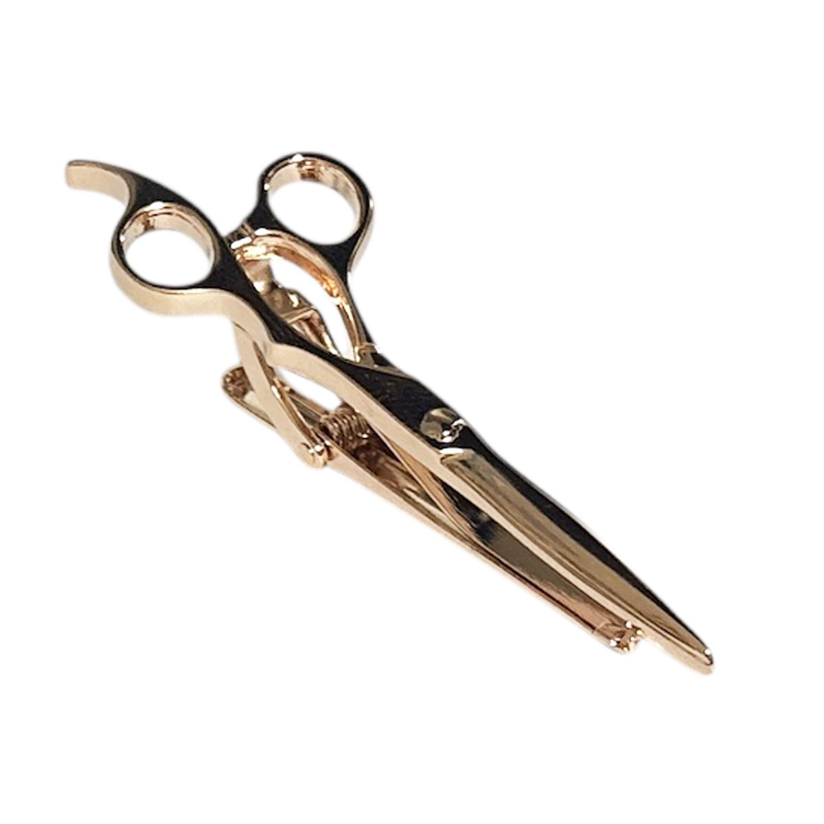 鎌倉カフス工房 ピンクゴールドシザーズネクタイピン・タイバー メンズ cf1883 結婚式 旦那 プレゼント ギフト 彼氏 父の日 誕生日プレゼント