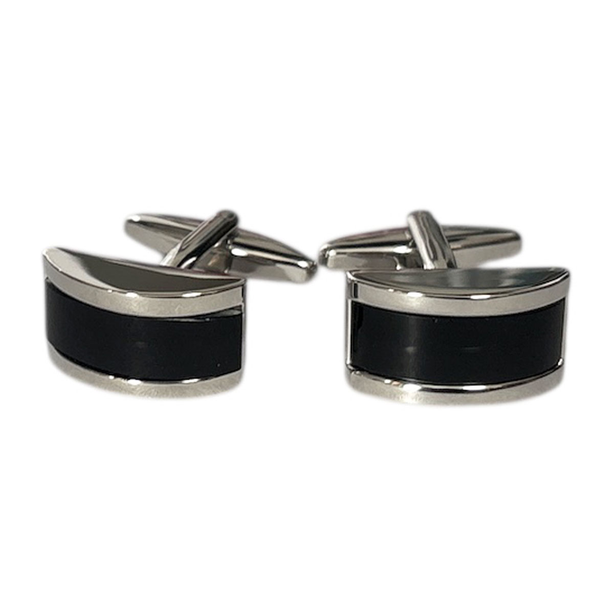 鎌倉カフス工房 ブラックオニキス・カービング カフスボタン・カフリンクス メンズ ec098 結婚式 旦那 プレゼント ギフト 彼氏 父の日 誕生日プレゼント