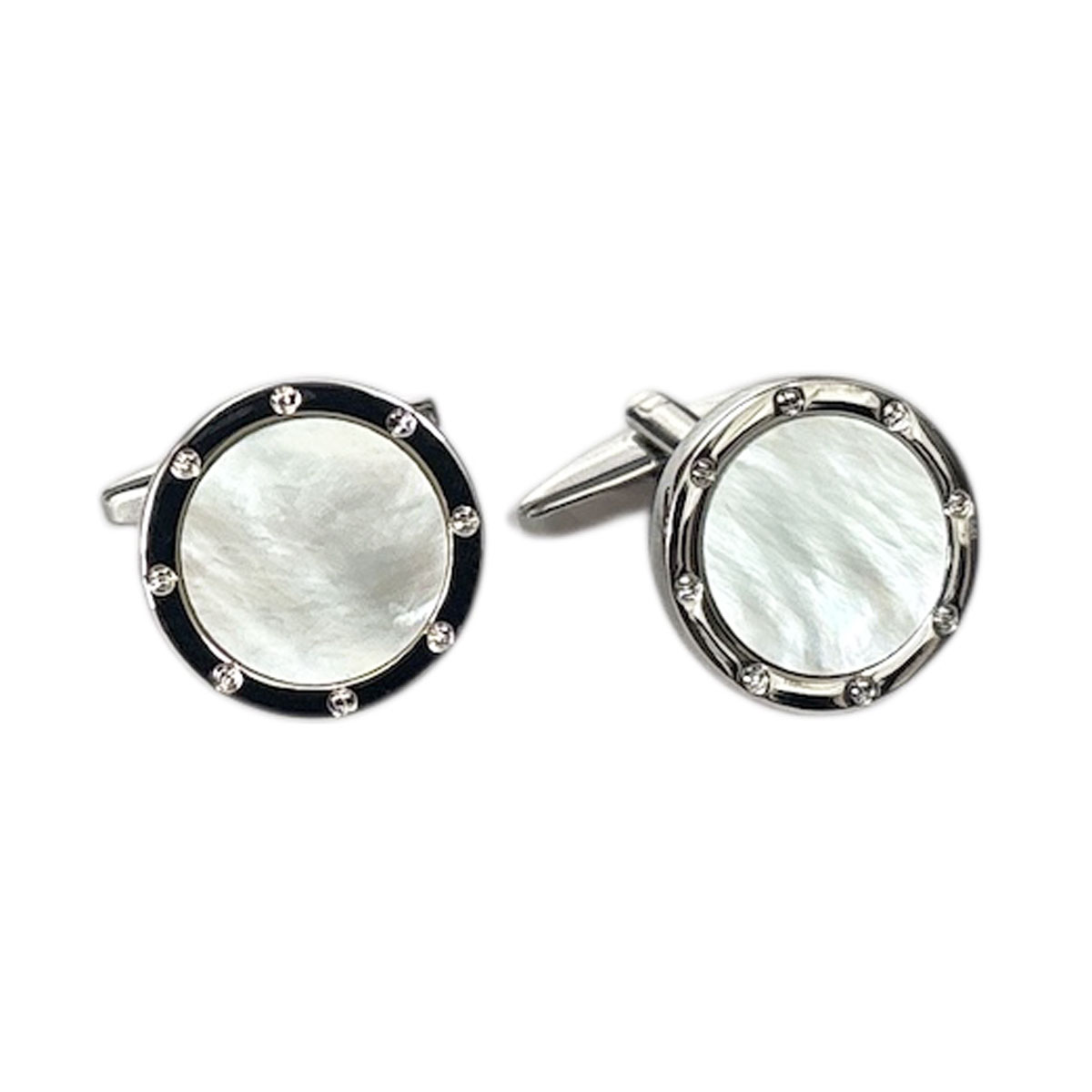 鎌倉カフス工房 MOPインレイ・ カフスボタン・カフリンクス メンズ ed099 結婚式 旦那 プレゼント ギフト 彼氏 父の日 誕生日プレゼント