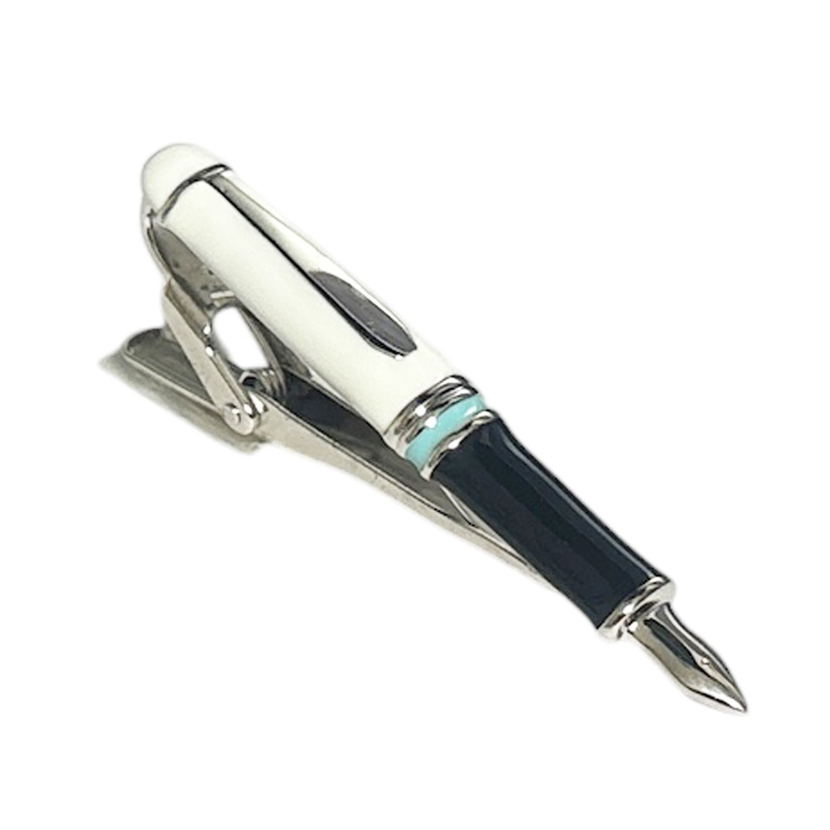 エヴァンゲリオン x SWANK 白Ver 万年筆ネクタイピン メンズ EVSW10 結婚式 旦那 プレゼント ギフト 彼氏 父の日 誕生日プレゼント