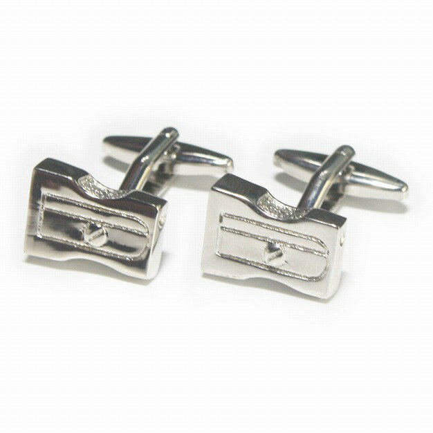 鎌倉カフス工房 鉛筆削りカフスボタン・カフリンクス メンズ cf037 結婚式 旦那 プレゼント ギフト 彼..