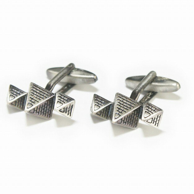 Rakuten - 鎌倉カフス工房 ピラミッドカフスボタン・カフリンクス メンズ cf1171 結婚式 旦那 プレゼント ギフト 彼氏 父の日 誕生日プレゼント