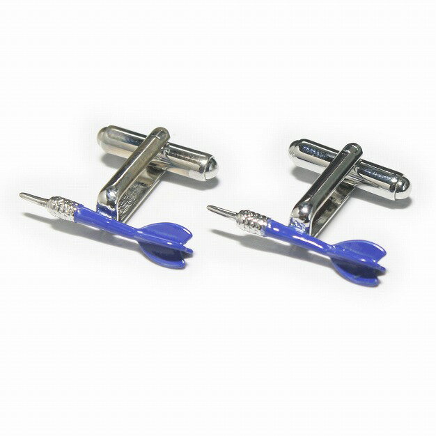 鎌倉カフス工房 ブルーダーツの矢カフスボタン・カフリンクス メンズ cf1194 結婚式 旦那 プレゼント ..