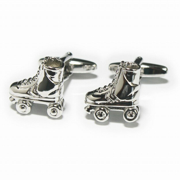 鎌倉カフス工房 ローラースケートカフスボタン・カフリンクス メンズ cf1536 結婚式 旦那 プレゼント ..