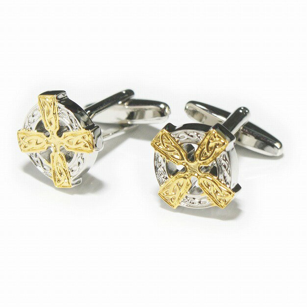 Rakuten - 鎌倉カフス工房 ケルティックラウンドクロスカフスボタン・カフリンクス メンズ cf1545 結婚式 旦那 プレゼント ギフト 彼氏 父の日 誕生日プレゼント