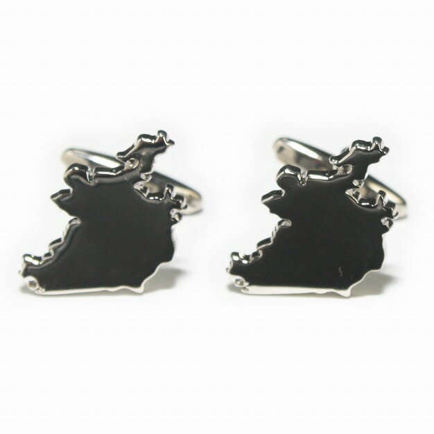 Rakuten - 鎌倉カフス工房 アイルランドMAPカフスボタンカフス・カフリンクス メンズ cf1705 結婚式 旦那 プレゼント ギフト 彼氏 父の日 誕生日プレゼント