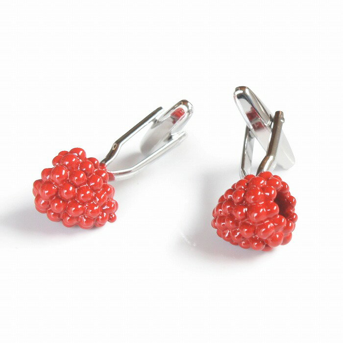 Rakuten - 鎌倉カフス工房 レッドラズベリーカフスボタンカフス・カフリンクス メンズ cf1886 結婚式 旦那 プレゼント ギフト 彼氏 父の日 誕生日プレゼント