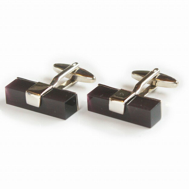 鎌倉カフス工房 バイオレットスティックカフスボタン・カフリンクス メンズ cf190 結婚式 旦那 プレゼント ギフト 彼氏 父の日 誕生日プレゼント