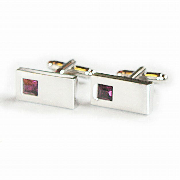 鎌倉カフス工房 ポイントアメジストクリスタルカフスボタン・カフリンクス メンズ cf204 結婚式 旦那 プレゼント ギフト 彼氏 父の日 誕生日プレゼント