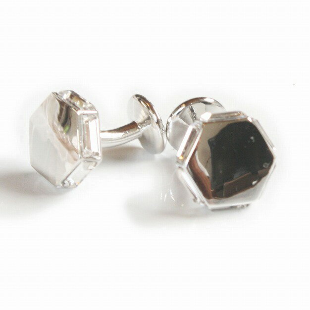 Rakuten - 鎌倉カフス工房 サイドクリスタル カフスボタン・カフリンクス メンズ cf219 結婚式 旦那 プレゼント ギフト 彼氏 父の日 誕生日プレゼント