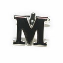 鎌倉カフス工房 アルファベットMカフスボタン(バラ売り)・カフリンクス メンズ cf319 結婚式 旦那 プレゼント ギフト 彼氏 父の日 誕生日プレゼント