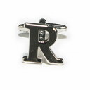 鎌倉カフス工房 アルファベットRカフスボタン(バラ売り)・カフリンクス メンズ cf324 結婚式 旦那 プレゼント ギフト 彼氏 父の日 誕生日プレゼント