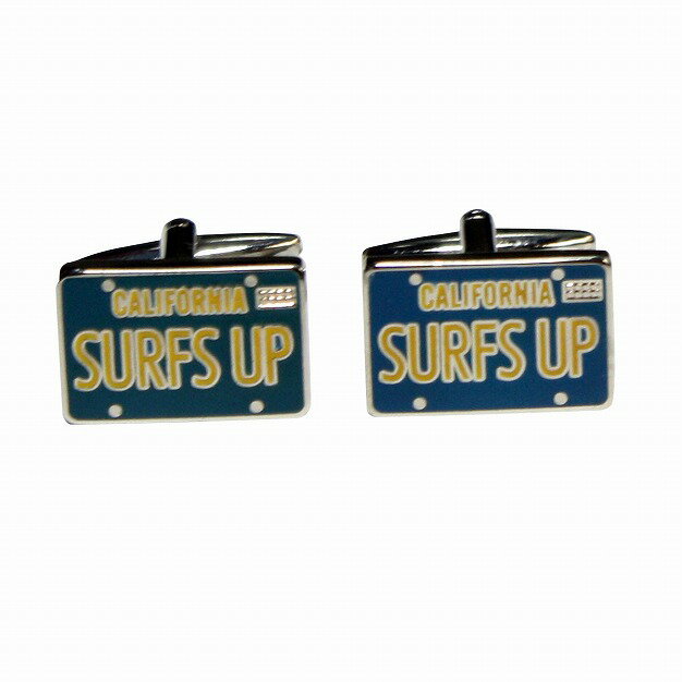 鎌倉カフス工房 Surf's Up カフスボタン・カフリンクス メンズ ca002 結婚式 旦那 プレゼント ギフト 彼氏 父の日 誕生日プレゼント