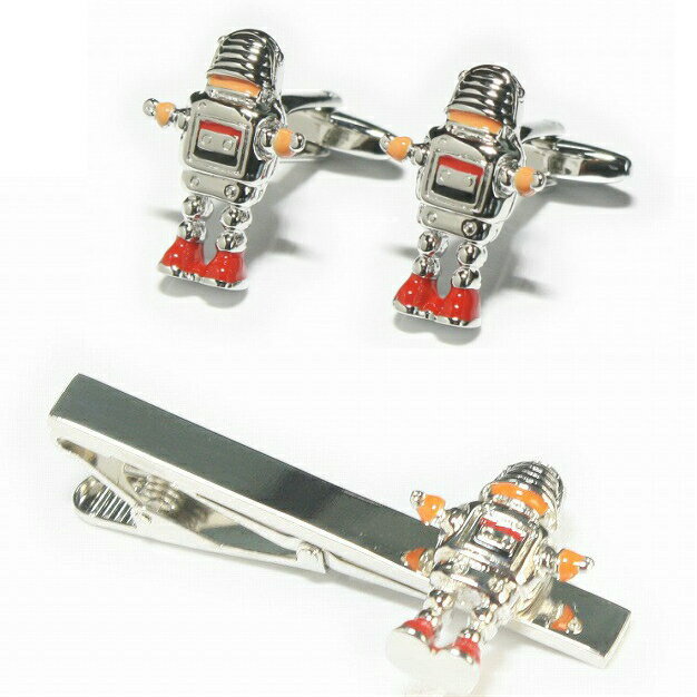 鎌倉カフス工房 おもちゃのロボットカフス タイピンセット ネクタイピン・メンズ cf1178cf854 結婚式 ..