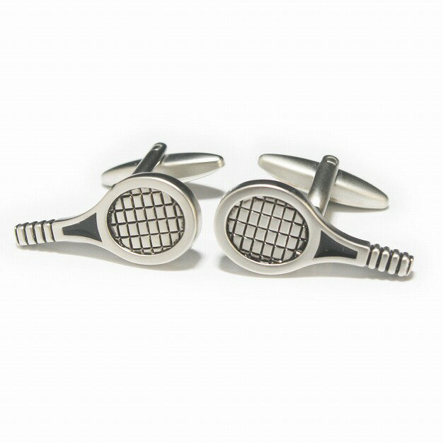 鎌倉カフス工房 テニスラケット カフスボタン・カフリンクス メンズ ew032 結婚式 旦那 プレゼント ギ..