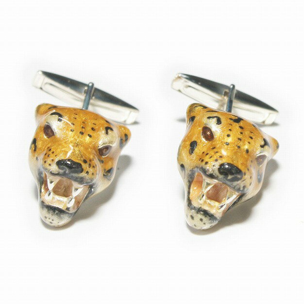 SATURNO Italy サツルノイタリー 豹・カフスボタン・カフリンクス メンズ gm030 結婚式 旦那 プレゼント ギフト 彼氏 父の日 誕生日プレゼント