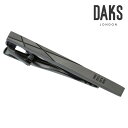 【DAKS】アーガイルロゴタイピン ブラック可愛い ネクタイピン 結婚式 卒業式 就活 プレゼント 就職祝い 葬式 タイピン シンプル アクセサリー メンズ フ...