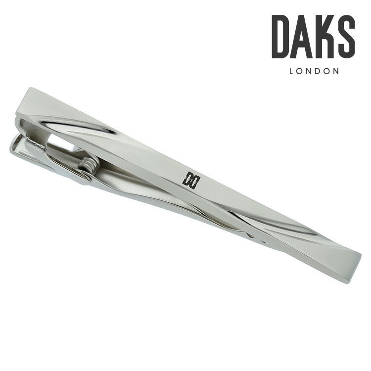 【DAKS】シェイプストライプマークタイピン可愛い ネクタイピン 結婚式 卒業式 就活 プレゼント 就職祝い 葬式 タイピン シンプル アクセサリー メンズ フ...