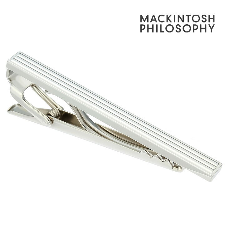 【MACKINTOSH PHILOSOPHY】ストライプタイピン ネクタイピン 結婚式 プレゼント 就職祝い タイピン シンプル アクセサリー メンズ フォーマ...