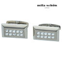 【mila schon】【誕生石カラー/4月】Aprilカフスカフス ボタン カフスボタン 可愛い 結婚式 プレゼント 就職祝い 葬式 シンプル アクセサリー ...