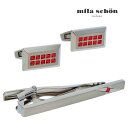 【mila schon】【誕生石カラー/7月】Julyカフスタイピンセット カフスボタン カフス ボタン タイピン ネクタイピン 結婚式 プレゼント お祝い シ...
