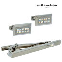 【mila schon】【誕生石カラー/10月】Octoberカフスタイピンセット カフスボタン カフス ボタン タイピン ネクタイピン 結婚式 プレゼント お...
