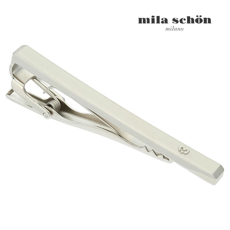 【mila schon】ブランドマークシンプルタイピン可愛い ネクタイピン 結婚式 卒業式 就活 プレゼント 就職祝い 葬式 タイピン シンプル アクセサリー ...